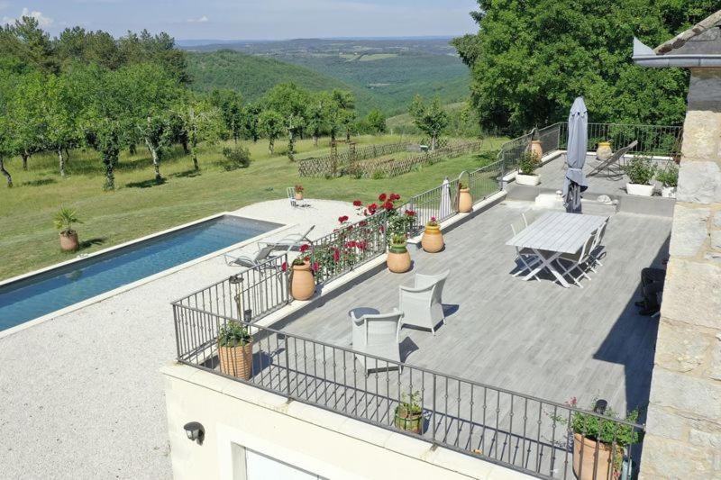 Domaine La Garenne Bed & Breakfast Reilhaguet Exterior foto