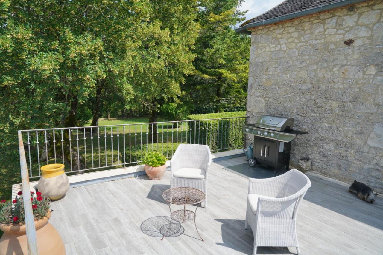 Domaine La Garenne Bed & Breakfast Reilhaguet Exterior foto